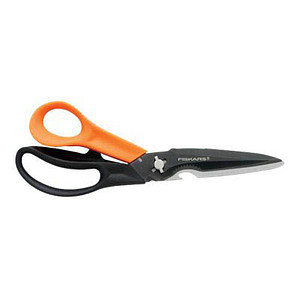 FISKARS® Papierschere Cuts+More orange/schwarz 23,0 cm von FISKARS®