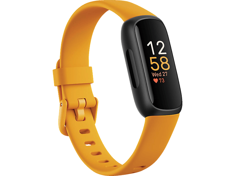 FITBIT Inspire 3, Fitness Tracker, S und L, Morning Glow/Black von FITBIT