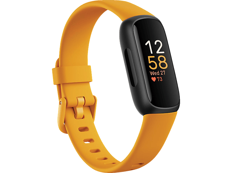 FITBIT Inspire 3, Fitness Tracker, S und L, Morning Glow/Black FITBIT Inspire 3, Fitness Tracker, S und L, Morning Glow/Black von FITBIT