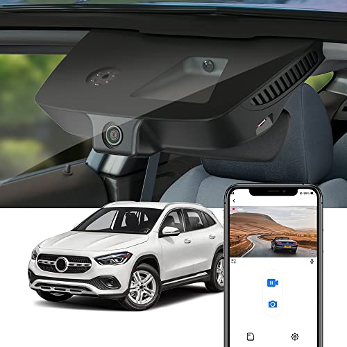 Fitcamx Dash Cam Kompatibel mit Mercedes-Benz GLA 250 2015-2023 (HD2-5828) H247 X156, OEM Dashcam 4K 2160P UHD Video WiFi, Loop-Aufnahme, G-Sensor, Plug & Play, WDR Dasch-cam Auto, mit 64-GB-Karte von FITCAMX