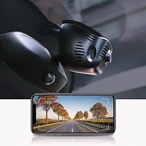 Fitcamx Dash Cam Passend für Mini Electric Countryman Clubman Convertible Plug-in Hybrid 5-DOOR/3-DOOR Hatch (Model B), 4K Autokamera WiFi, 2160P UHD Video, Nachtsicht, G-Sensor, WDR, mit 64GB Card von FITCAMX