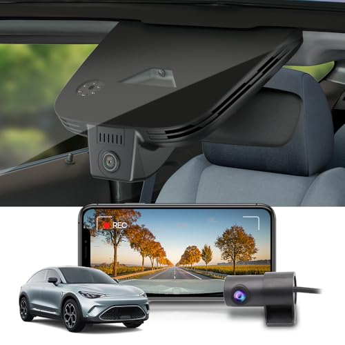 Fitcamx Dash cam Vorne Hinten 2160P +1080P passend für Mercedes-Benz Smart #3 2024 2025 (HD2-D1900), OEM, Dual UHD 4K Video WiFi, G Sensor, Loop Aufnahme, WDR Auto Dashcam, Plug & Play, 128GB Karte von FITCAMX