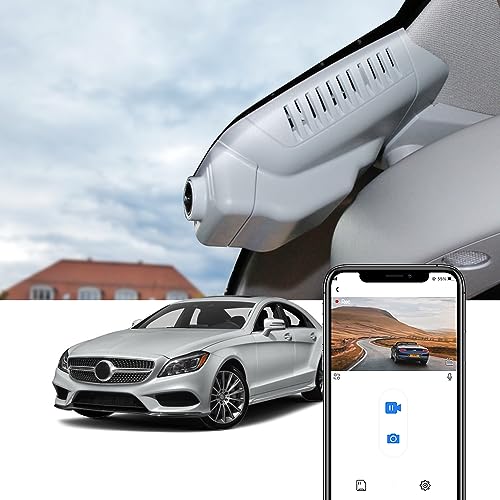 Fitcamx Dashcam 4K Geeignet für Mercedes-Benz CLS 2012-2018 W218 2nd Gen (HD2-6097), Autokamera 2160P UHD Video WiFi, Parkmonitor, G-Sensor, OEM Benz Zubehör, WDR Dash Cam, Plug & Play, 64GB Karte von FITCAMX