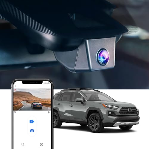 Fitcamx Dashcam 4K Passend für 2022 2023 2024 Toyota RAV4 LE XLE Limited XSE Adventure SE Premium Hybrid Gen5 (Modell B), OEM Dash Cam 2160P Video WiFi, G-Sensor, Loop-Aufnahme, Plug&Play, 64GB-Karte von FITCAMX