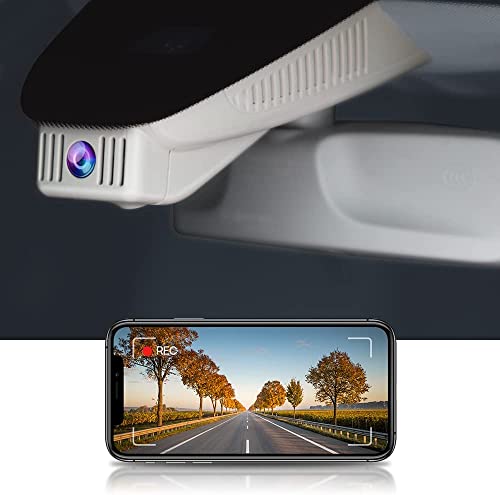 Fitcamx Dashcam 4K Passend für Mercedes-Benz GLC C-Klasse(Modelle 6262), 2160P Autokamera UHD Video WiFi, OEM Benz Zubehör, G-Sensor, Super Nachtsicht, Loop-Aufnahm, WDR Dasch-cam, mit 64-GB-Karte von FITCAMX