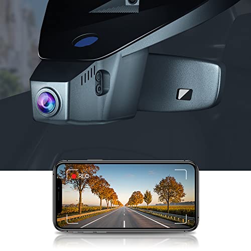 Fitcamx Dashcam 4K Passend für Seat Tarraco 2019 2020 2021 2022, Autokamera WiFi UHD 2160P Video, G-Sensor, Loop-Aufnahm, Night Vision, WDR Dash Cam, OEM Seat Zubehör, Plug & Play, mit 64 GB Karte von FITCAMX