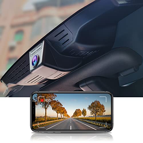 Fitcamx Dashcam Kompatibel mit Land Rover 2020 2021 2022 2023 Defender 110 90, 4K 2160P UHD Autokamera WiFi, WDR-Nachtsicht, G-Sensor, OEM-Zubehör, Loop-Aufnahm, Kamera Auto, mit 64-GB-Speicherkarte von FITCAMX