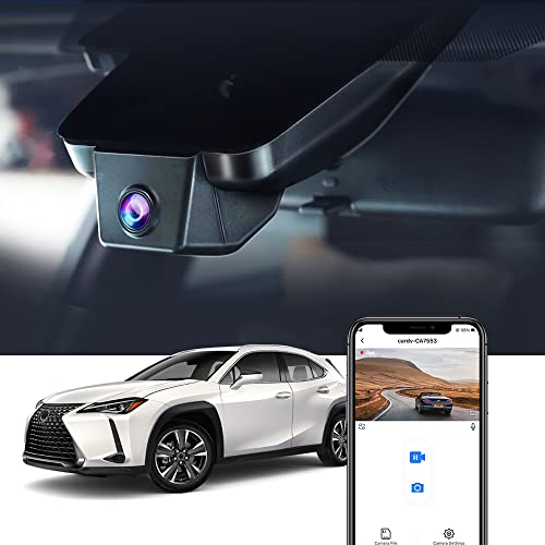 Fitcamx Dashcam Passend für Lexus UX 200 250h F Sport Utility 4D Luxury 2016–2024 (Modell B), 4K OEM Auto Dashcam, 2160P UHD-Video Wifi, Parkmonitor, G-Sensor, Nachtsicht, WDR Dash cam mit 64-GB-karte von FITCAMX