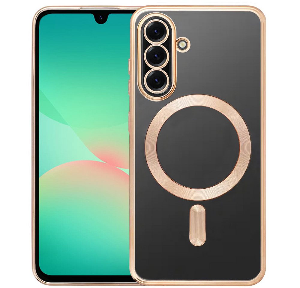 FITSU Handyhülle Case für Samsung Galaxy A26 Hülle MagSafe kompatibel Kameraschutz 6,7 Zoll, Durchsichtige Hülle für Galaxy A26 Schutzhülle mit farbigen Rahmen FITSU Handyhülle Case für Samsung Galaxy A26 Hülle MagSafe kompatibel Kameraschutz 6,7 Zoll, Durchsichtige Hülle für Galaxy A26 Schutzhülle mit farbigen Rahmen von FITSU