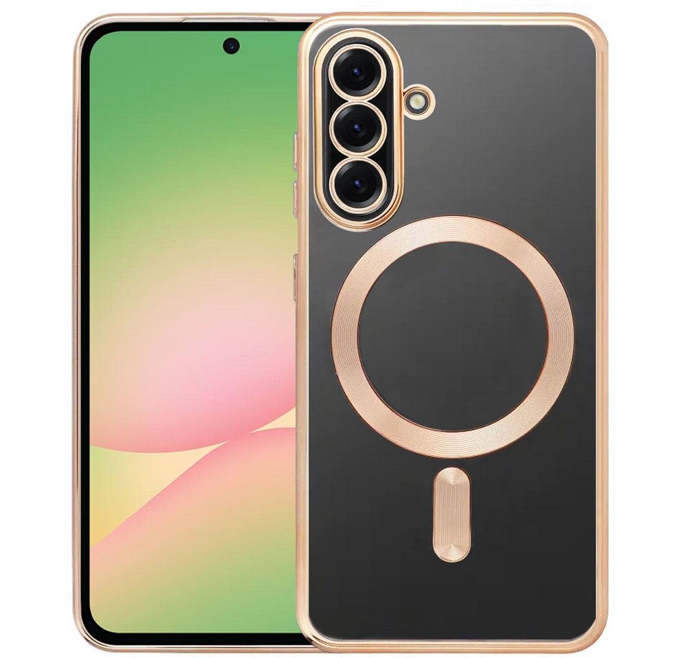 FITSU Handyhülle Case für Samsung Galaxy A56 Hülle MagSafe kompatibel Kameraschutz 6,7 Zoll, Durchsichtige Hülle für Galaxy A56 Schutzhülle mit farbigen Rahmen FITSU Handyhülle Case für Samsung Galaxy A56 Hülle MagSafe kompatibel Kameraschutz 6,7 Zoll, Durchsichtige Hülle für Galaxy A56 Schutzhülle mit farbigen Rahmen von FITSU