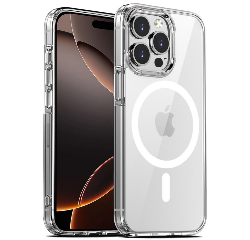 FITSU Handyhülle Case für iPhone 16 Pro Max Hülle Transparent MagSafe kompatibel 6,86 Zoll, Ultraklare Schutzhülle für Apple iPhone 16 Pro Max Case Hybrid Hülle FITSU Handyhülle Case für iPhone 16 Pro Max Hülle Transparent MagSafe kompatibel 6,86 Zoll, Ultraklare Schutzhülle für Apple iPhone 16 Pro Max Case Hybrid Hülle von FITSU