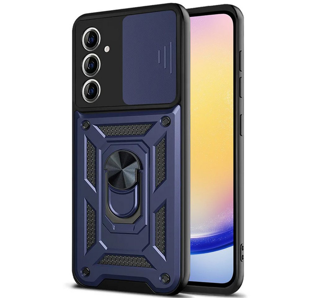 FITSU Handyhülle Handyhülle für Samsung Galaxy A25 5G Hülle Outdoor Case 6,5 Zoll, Robuste Handyhülle stabile Schutzhülle Cover Case mit Kamera Slider von FITSU