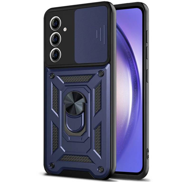 FITSU Handyhülle Handyhülle für Samsung Galaxy A54 Hülle Outdoor Case 6,4 Zoll, Robuste Handyhülle stabile Schutzhülle Cover Case mit Kamera Slider von FITSU