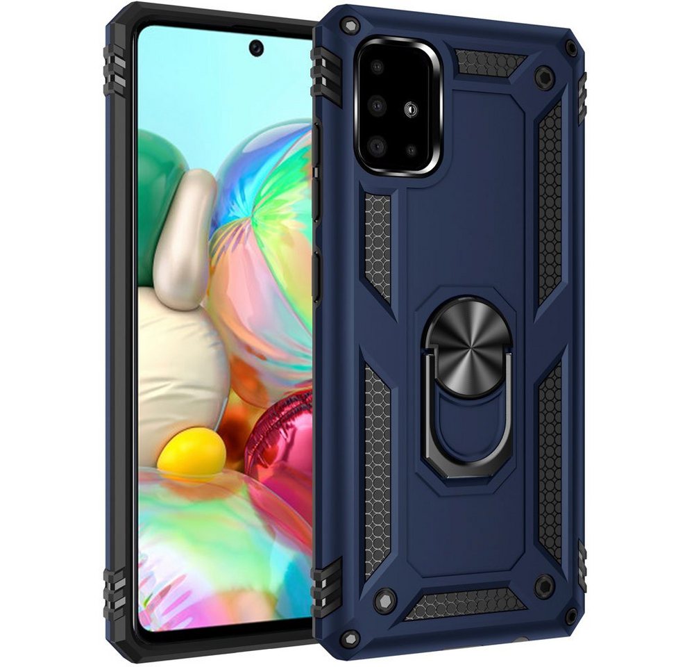 FITSU Handyhülle Handyhülle für Samsung Galaxy A71 Hülle Outdoor Case 6,7 Zoll, Robuste Handyhülle stabile Schutzhülle Cover Case mit Kamera Slider von FITSU