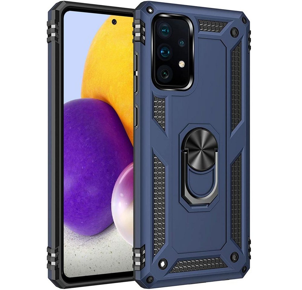 FITSU Handyhülle Handyhülle für Samsung Galaxy A72 Hülle Outdoor Case 6,7 Zoll, Robuste Handyhülle stabile Schutzhülle Cover Case mit Kamera Slider von FITSU