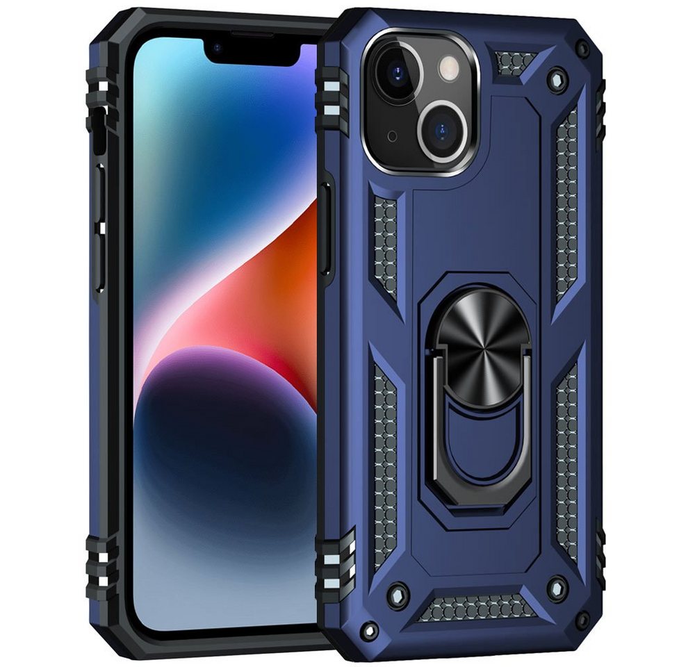 FITSU Handyhülle Handyhülle für iPhone 14 Hülle Outdoor Case 6,1 Zoll, Robuste Handyhülle stabile Schutzhülle Cover Case mit Kamera Slider von FITSU