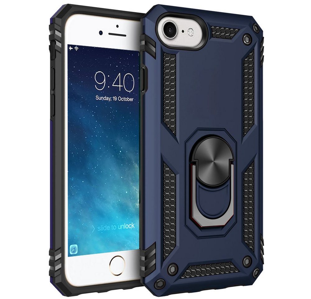 FITSU Handyhülle Handyhülle für iPhone 8 Hülle Outdoor Case 4,7 Zoll, Robuste Handyhülle stabile Schutzhülle Cover Case mit Kamera Slider von FITSU