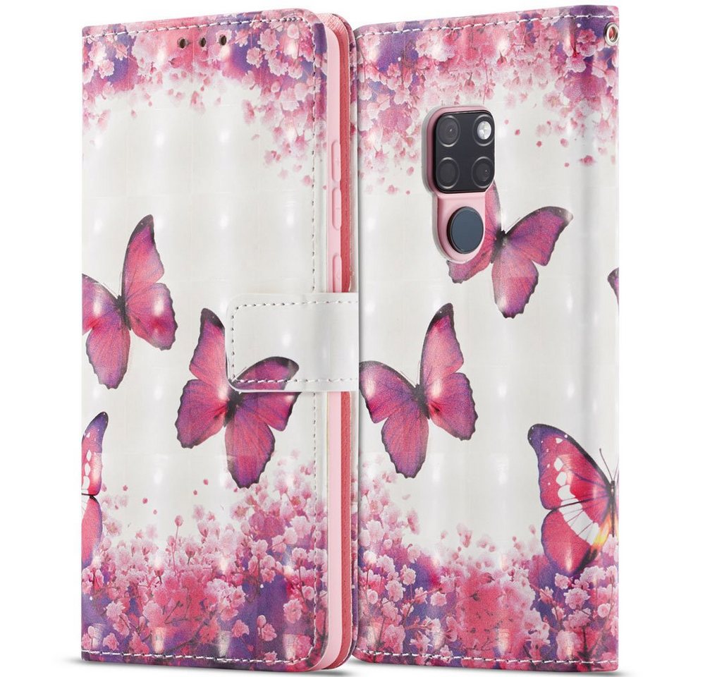 FITSU Handyhülle Handytasche für Huawei Mate 20 Hülle Schmetterling Motiv 6,53 Zoll, Flipcase für Huawei Mate 20 Handyhülle, Handytasche mit Kartenfach FITSU Handyhülle Handytasche für Huawei Mate 20 Hülle Schmetterling Motiv 6,53 Zoll, Flipcase für Huawei Mate 20 Handyhülle, Handytasche mit Kartenfach von FITSU