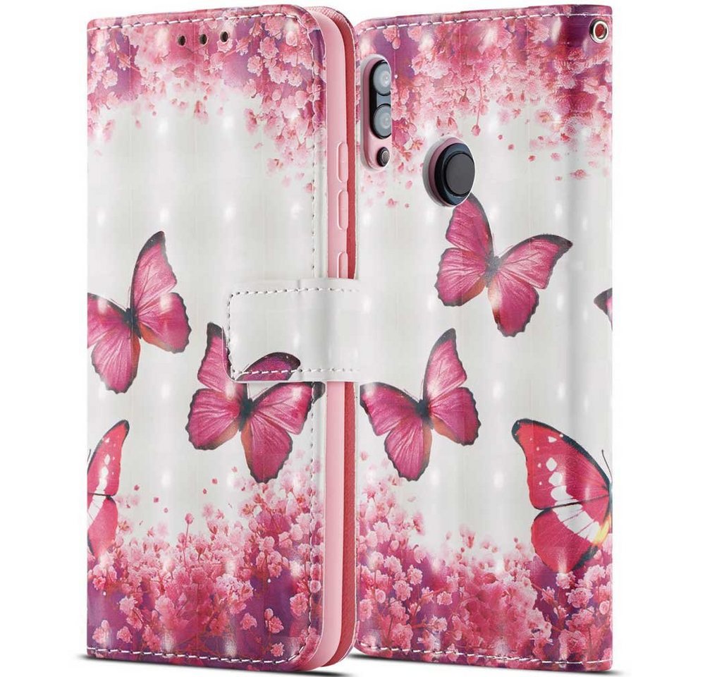 FITSU Handyhülle Handytasche für Huawei P Smart 2019 Hülle Schmetterling Motiv 6,21 Zoll, Case für Huawei P Smart 2019 Handyhülle, Handytasche mit Kartenfach FITSU Handyhülle Handytasche für Huawei P Smart 2019 Hülle Schmetterling Motiv 6,21 Zoll, Case für Huawei P Smart 2019 Handyhülle, Handytasche mit Kartenfach von FITSU