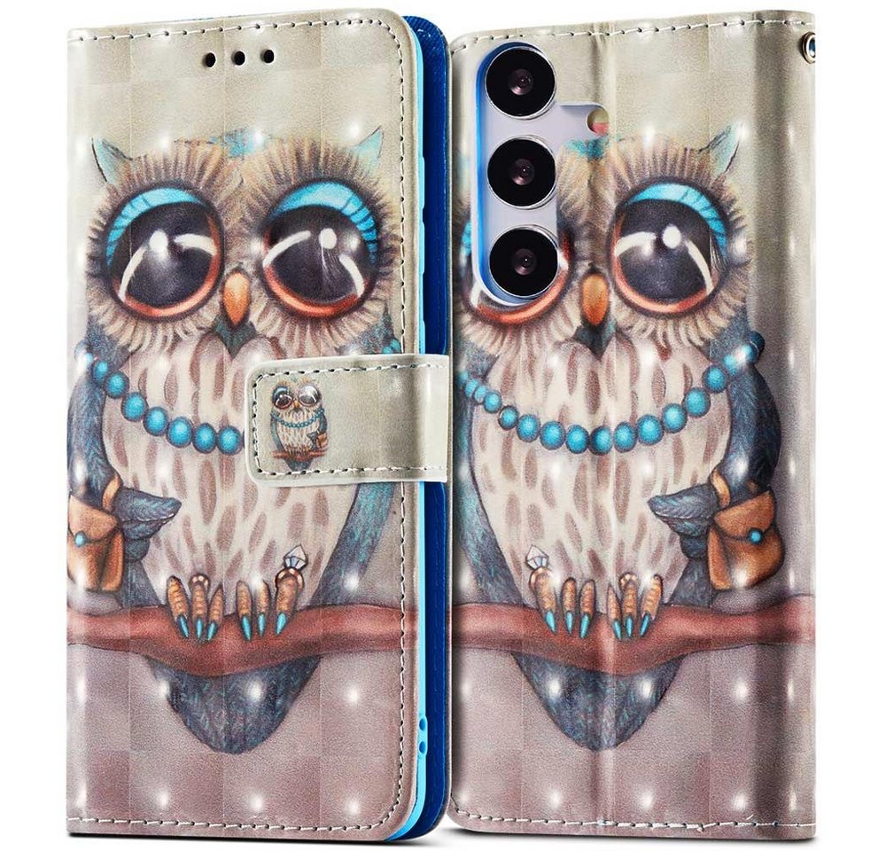 FITSU Handyhülle Handytasche für Samsung Galaxy A04s Hülle Eulen Motiv 6,5 Zoll, Flipcase für Samsung A04s Handyhülle, Handytasche mit Kartenfach FITSU Handyhülle Handytasche für Samsung Galaxy A04s Hülle Eulen Motiv 6,5 Zoll, Flipcase für Samsung A04s Handyhülle, Handytasche mit Kartenfach von FITSU