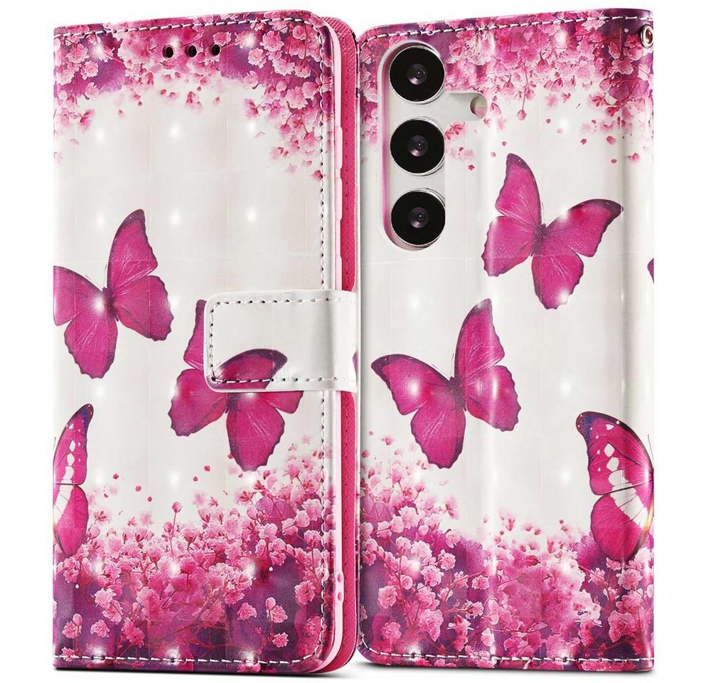 FITSU Handyhülle Handytasche für Samsung Galaxy A04s Schmetterling Motiv 6,5 Zoll, Flipcase für Samsung A04s Handyhülle, Handytasche mit Kartenfach FITSU Handyhülle Handytasche für Samsung Galaxy A04s Schmetterling Motiv 6,5 Zoll, Flipcase für Samsung A04s Handyhülle, Handytasche mit Kartenfach von FITSU