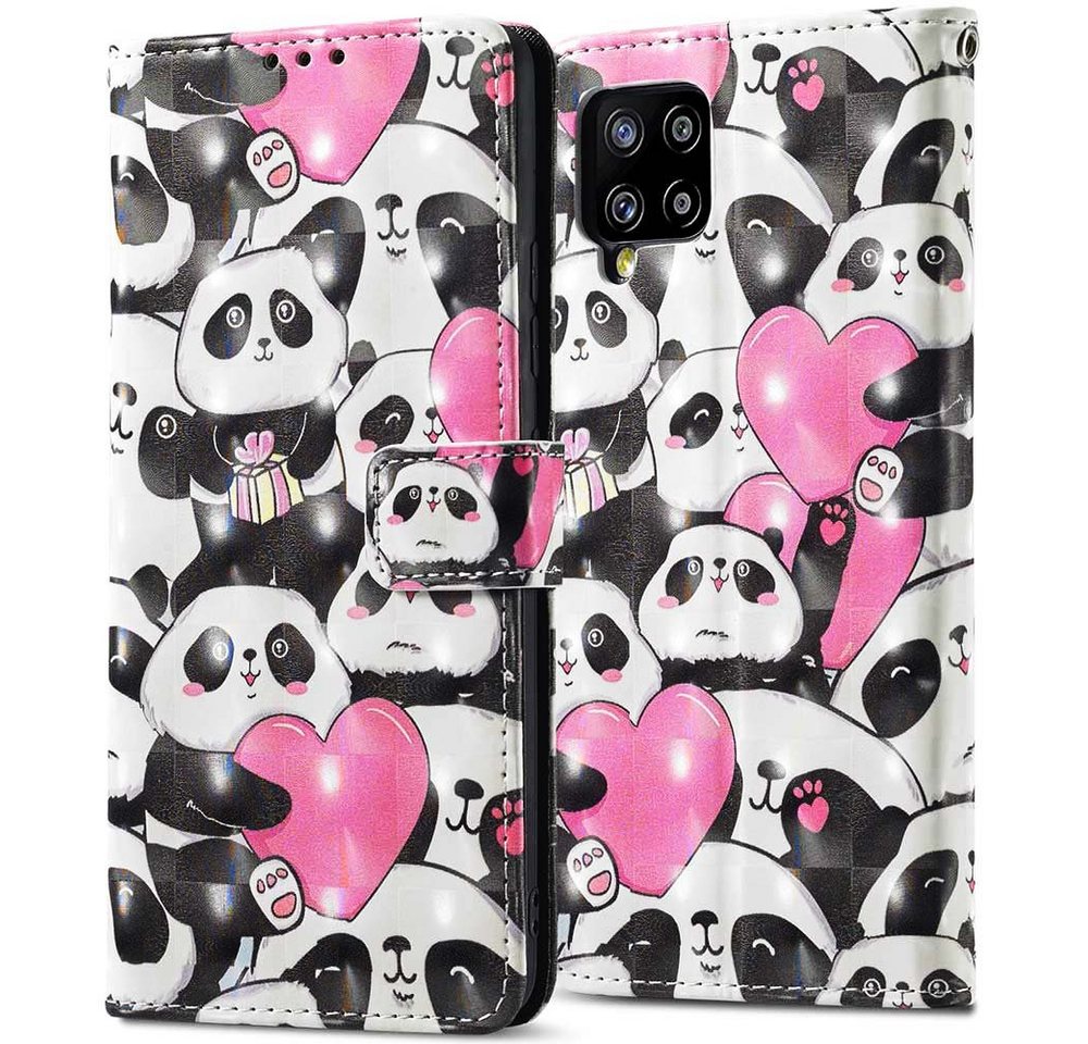 FITSU Handyhülle Handytasche für Samsung Galaxy A42 Hülle Panda Motiv 6,6 Zoll, Flipcase für Samsung A42 Handyhülle, Handytasche mit Kartenfach FITSU Handyhülle Handytasche für Samsung Galaxy A42 Hülle Panda Motiv 6,6 Zoll, Flipcase für Samsung A42 Handyhülle, Handytasche mit Kartenfach von FITSU