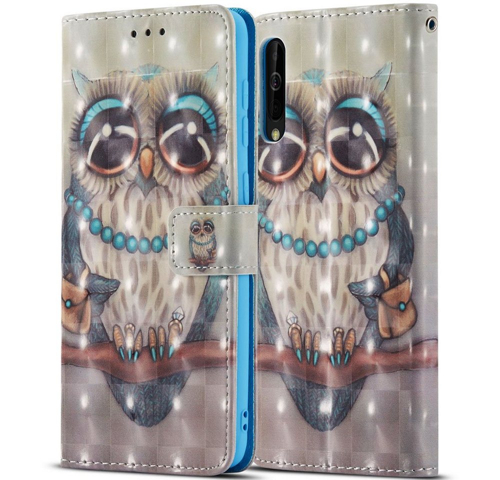 FITSU Handyhülle Handytasche für Samsung Galaxy A50 Hülle Eulen Motiv 6,4 Zoll, Flipcase für Samsung A50 Handyhülle, Handytasche mit Kartenfach FITSU Handyhülle Handytasche für Samsung Galaxy A50 Hülle Eulen Motiv 6,4 Zoll, Flipcase für Samsung A50 Handyhülle, Handytasche mit Kartenfach von FITSU