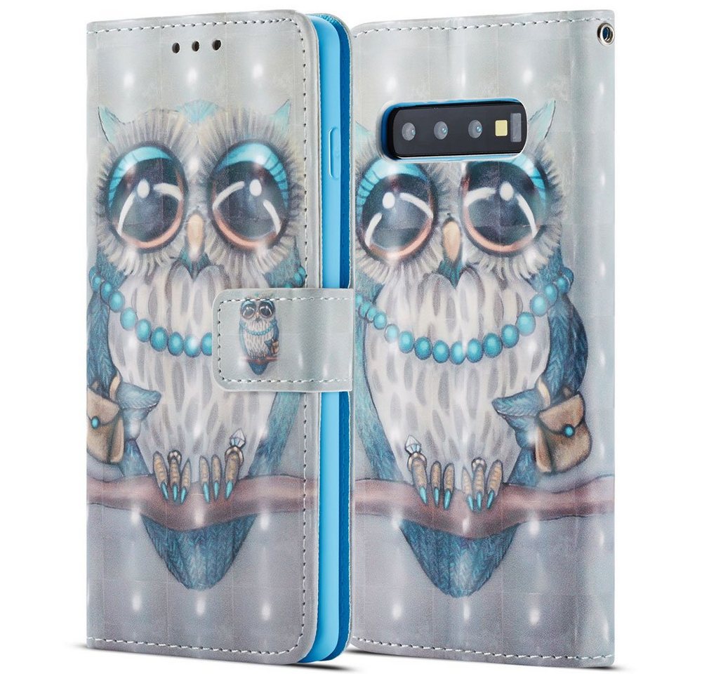FITSU Handyhülle Handytasche für Samsung Galaxy S10e Hülle Eulen Motiv 5,8 Zoll, Flipcase für Samsung S10e Handyhülle, Handytasche mit Kartenfach FITSU Handyhülle Handytasche für Samsung Galaxy S10e Hülle Eulen Motiv 5,8 Zoll, Flipcase für Samsung S10e Handyhülle, Handytasche mit Kartenfach von FITSU