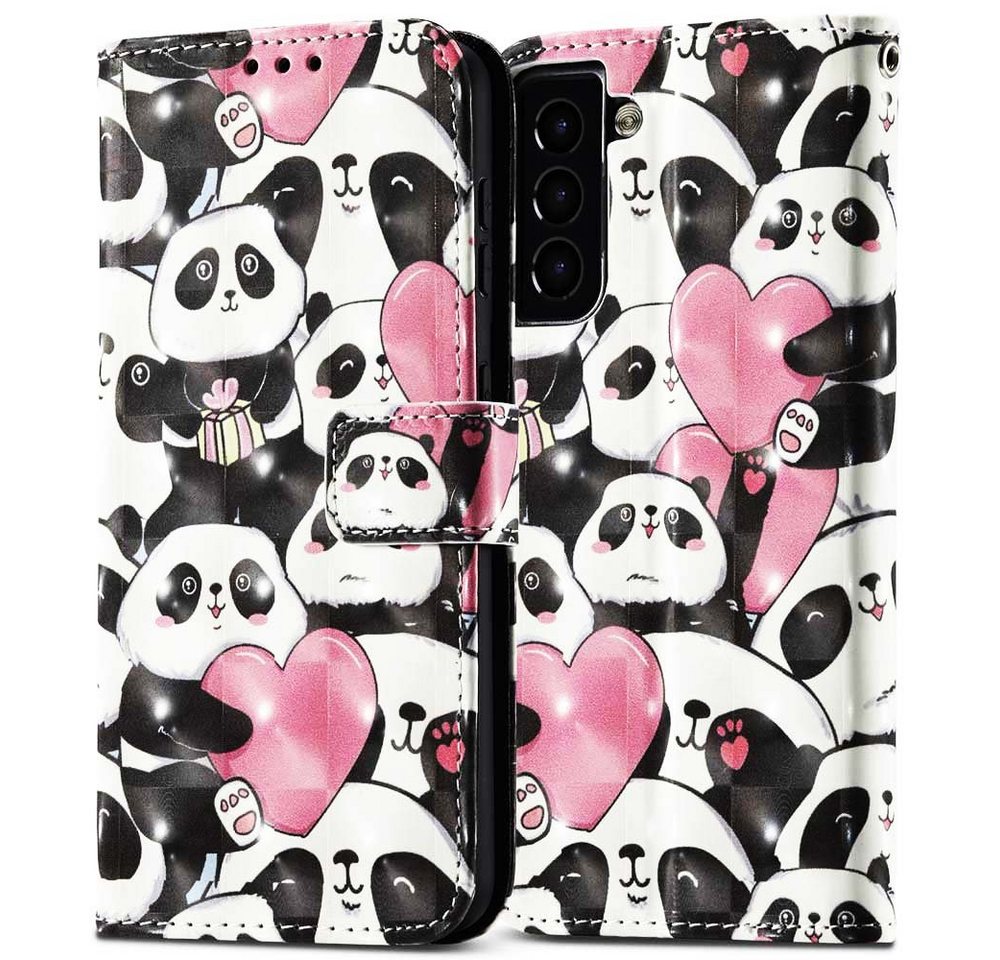 FITSU Handyhülle Handytasche für Samsung Galaxy S21 Plus Hülle Panda Motiv 6,7 Zoll, Flipcase für Samsung S21 Plus Handyhülle, Handytasche mit Kartenfach FITSU Handyhülle Handytasche für Samsung Galaxy S21 Plus Hülle Panda Motiv 6,7 Zoll, Flipcase für Samsung S21 Plus Handyhülle, Handytasche mit Kartenfach von FITSU