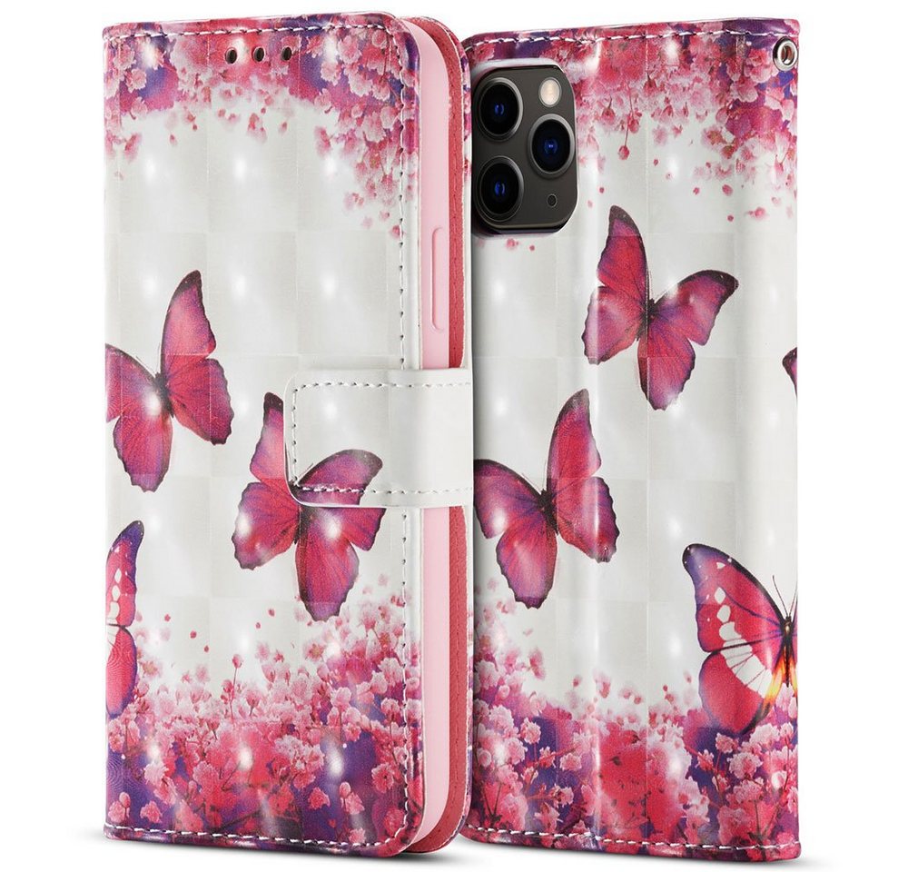 FITSU Handyhülle Handytasche für iPhone 11 Pro Max Hülle Schmetterling Motiv 6,5 Zoll, Flipcase für iPhone 11 Pro Max Handyhülle, Handytasche mit Kartenfach FITSU Handyhülle Handytasche für iPhone 11 Pro Max Hülle Schmetterling Motiv 6,5 Zoll, Flipcase für iPhone 11 Pro Max Handyhülle, Handytasche mit Kartenfach von FITSU