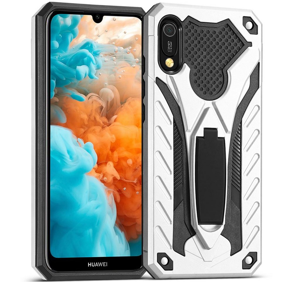 FITSU Handyhülle Hülle für Huawei Y6 2019 Handyhülle Cover Case Handyschale 6,09 Zoll, Robuste Handyhülle Outdoor Case stabile Schutzhülle mit Eckenschutz von FITSU