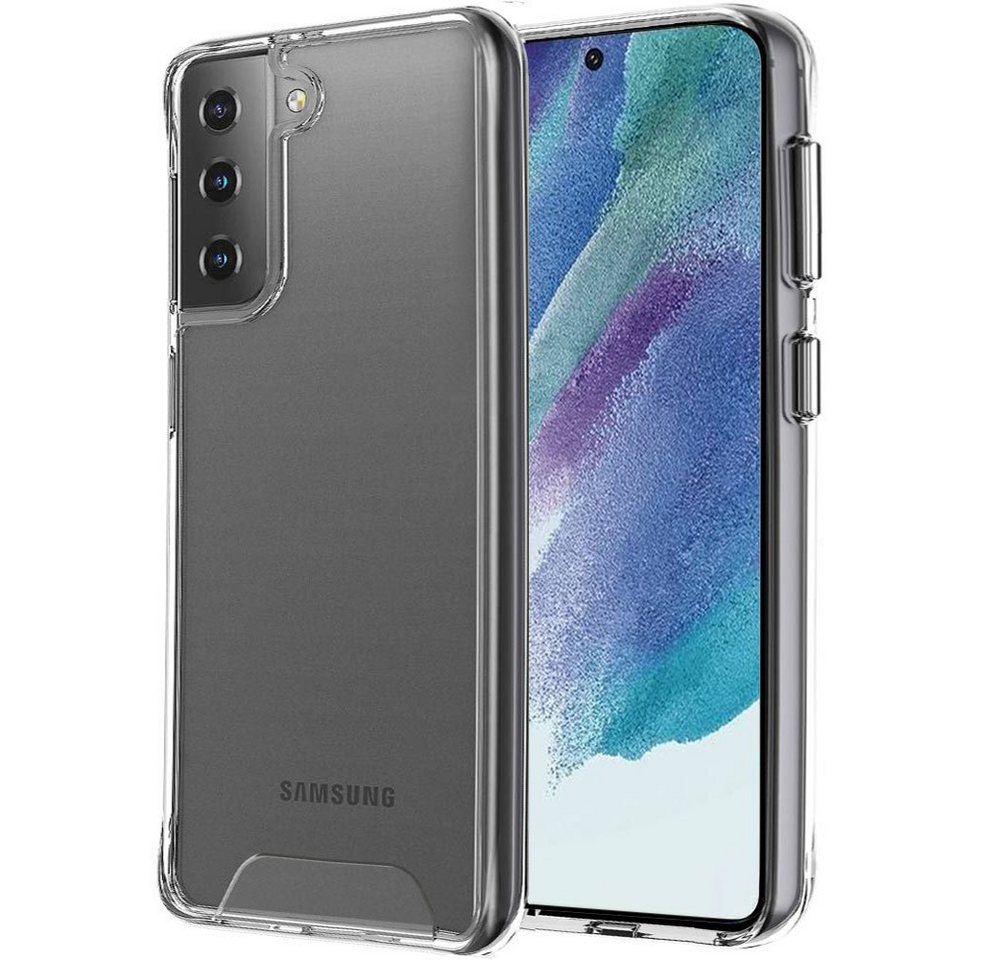 FITSU Handyhülle Hülle für Samsung Galaxy S21 FE Transparent, Ultraklare Handyhülle transparentes Slim Case mit Eckenschutz von FITSU