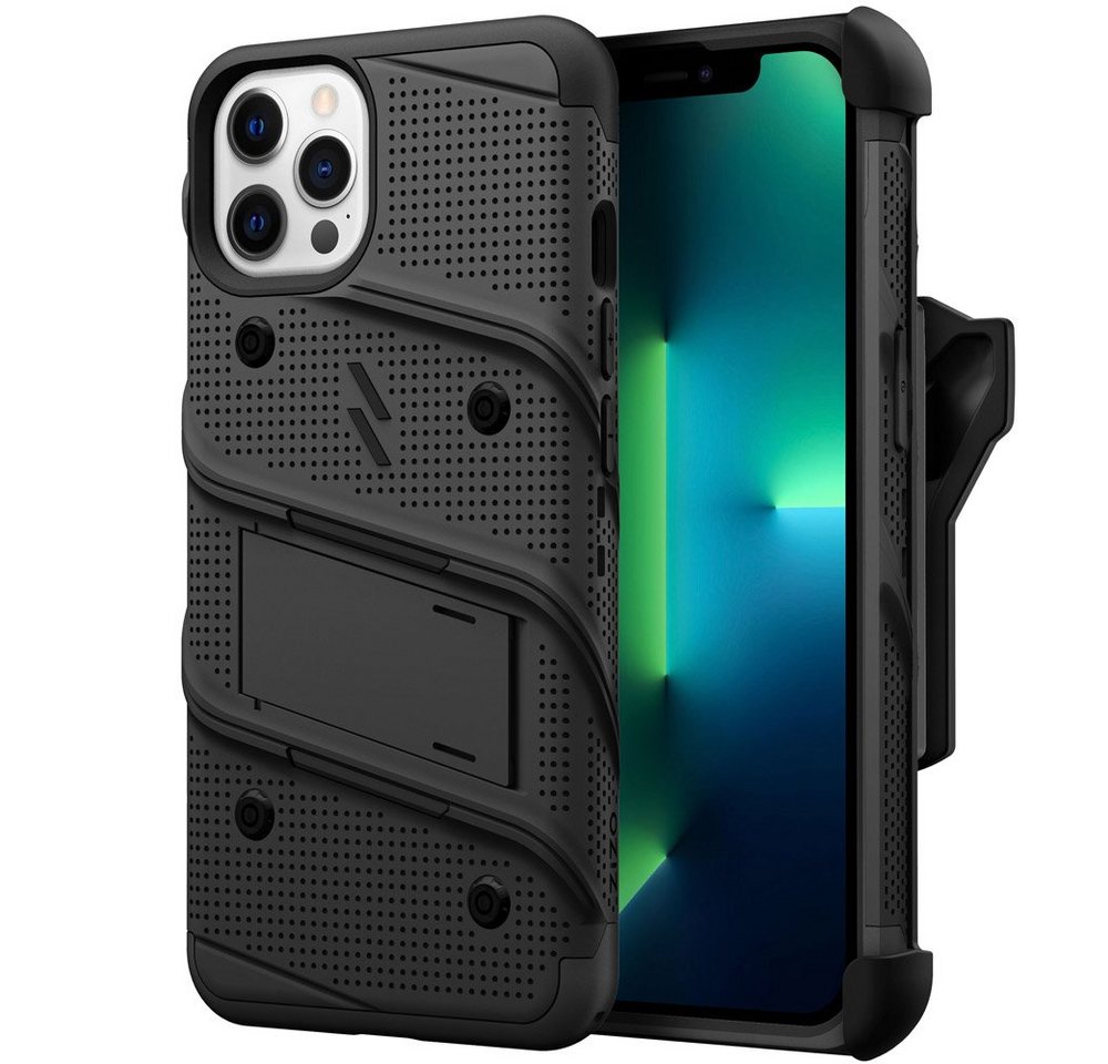 FITSU Handyhülle Hülle für iPhone 13 Pro Outdoor Case Handyhülle 6,1 Zoll, Hülle für iPhone 13 Pro inkl. Schutzglas mit Gürtelclip Outdoor Case von FITSU