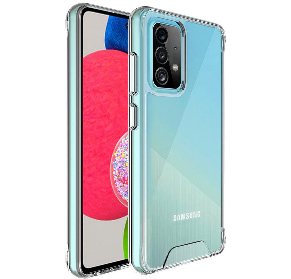 FITSU Handyhülle Hybrid Hülle für Samsung Galaxy A52s 5G - Transparent, Ultraklare Handyhülle transparentes Slim Case mit Eckenschutz von FITSU