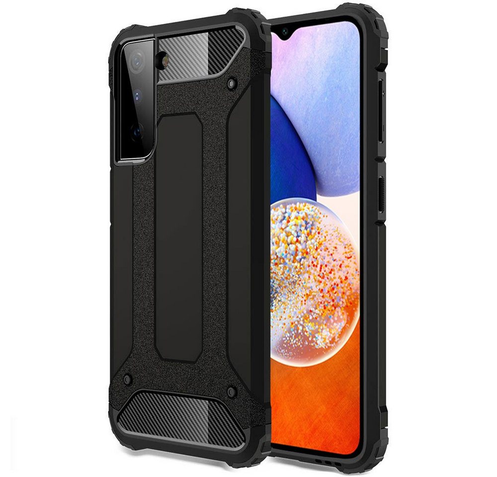 FITSU Handyhülle Outdoor Hülle für Samsung Galaxy A14 Schwarz, Robuste Handyhülle Outdoor Case stabile Schutzhülle mit Eckenschutz von FITSU