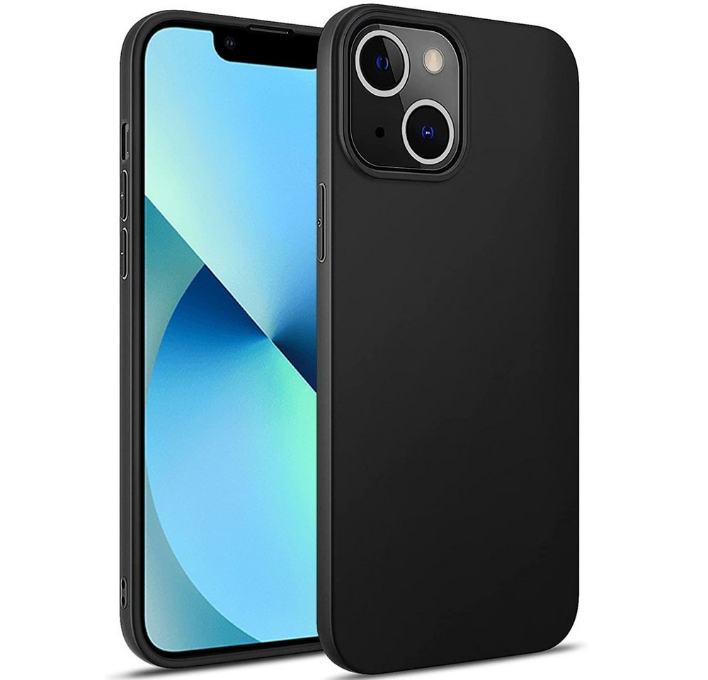 FITSU Handyhülle Slim Case für iPhone 13 Mini Schwarz, Ultradünne Handyschale Slim Case Cover Schutzhülle mit Kameraschutz von FITSU