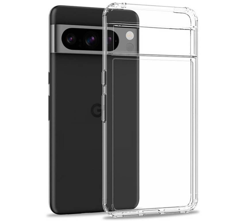 FITSU Handyhülle Transparente Hülle für Google Pixel 8 Pro Handyhülle 6,7 Zoll, Durchsichtige Schutzhülle für Google Pixel 8 Pro Hybrid Case von FITSU