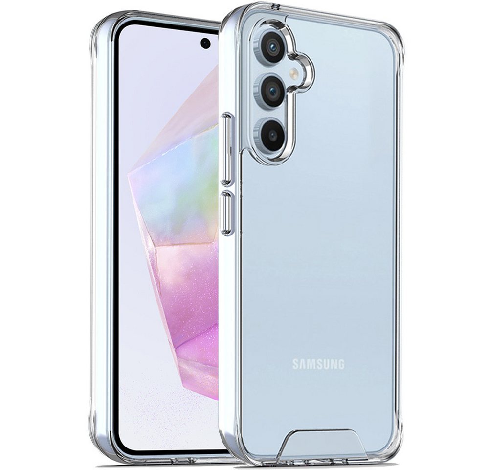 FITSU Handyhülle Transparente Hülle für Samsung Galaxy A35 Case Durchsichtig 6,6 Zoll, Ultraklare Handyhülle Case transparente Schutzhülle mit Eckenschutz von FITSU
