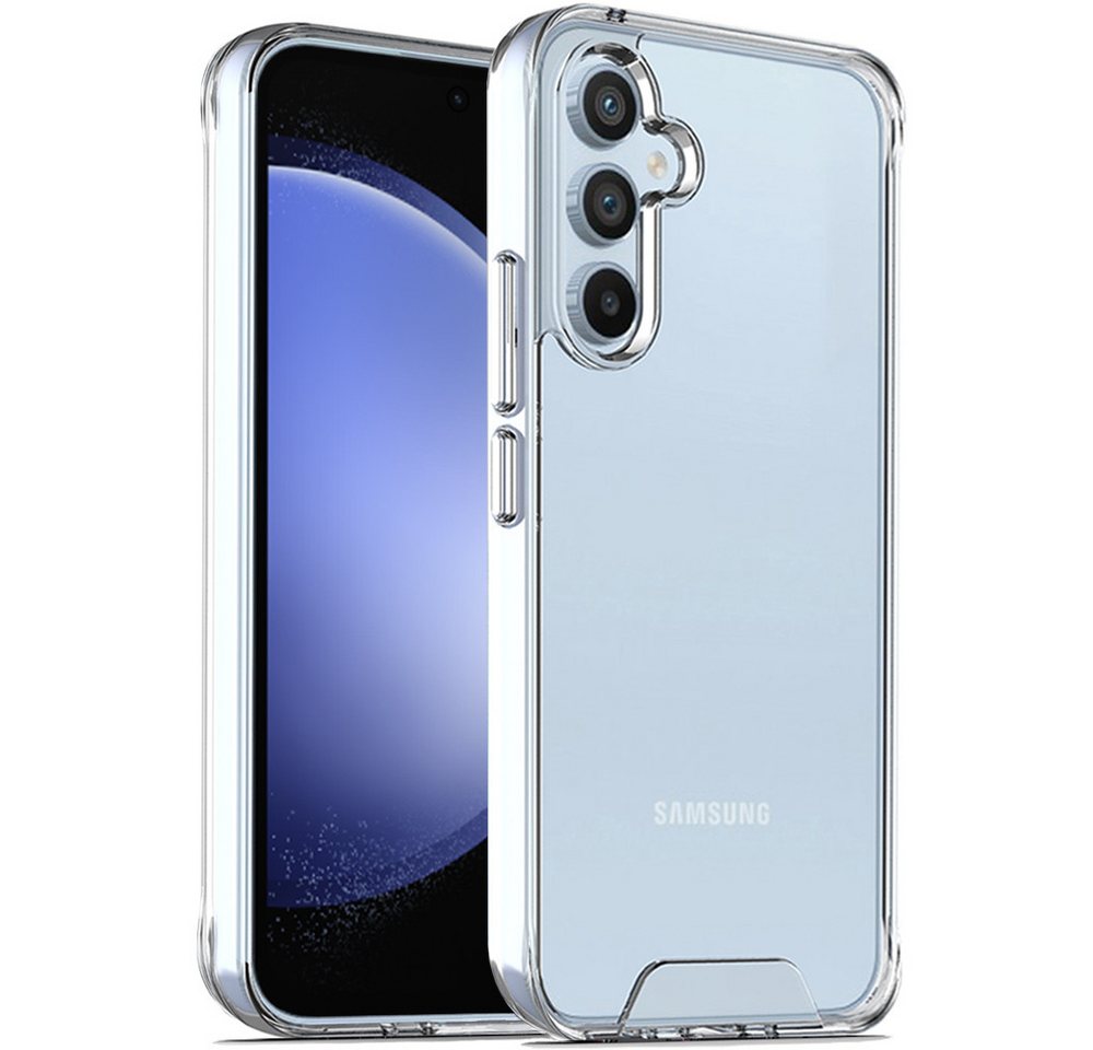 FITSU Handyhülle Transparente Hülle für Samsung Galaxy S23 FE Handyhülle Case 6,4 Zoll, Durchsichtige Schutzhülle für Samsung Galaxy S23 FE Hybrid Case Cover von FITSU