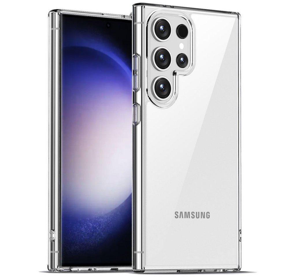 FITSU Handyhülle Transparente Hülle für Samsung Galaxy S23 Ultra Handyhülle 6,8 Zoll, Durchsichtige Schutzhülle für Samsung Galaxy S23 Ultra Hybrid Case von FITSU