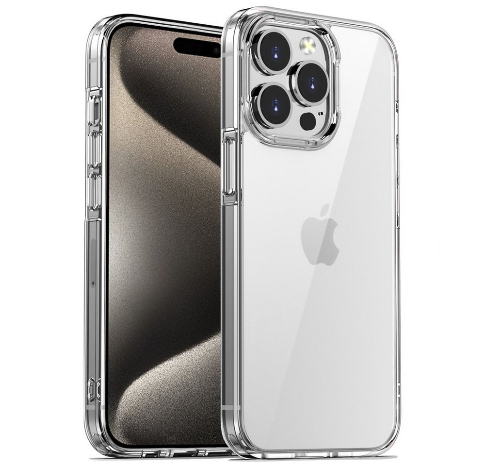 FITSU Handyhülle Transparente Hülle für iPhone 15 Pro Max Case Durchsichtig 6,7 Zoll, Ultraklare Handyhülle Case transparente Schutzhülle mit Eckenschutz von FITSU