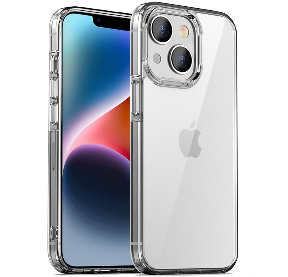 FITSU Handyhülle Ultraklare Hülle für iPhone 14 Transparent, Ultraklare Handyhülle transparentes Slim Case mit Eckenschutz von FITSU