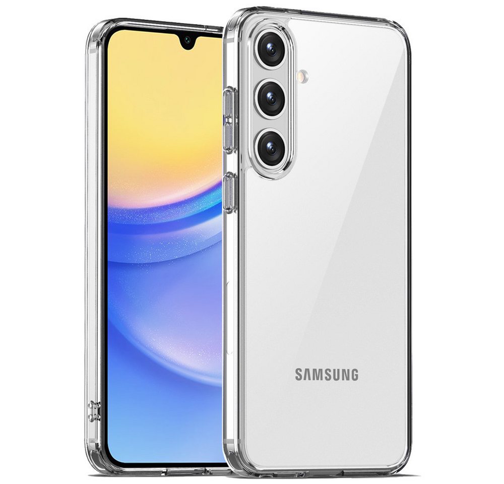 FITSU Handyhülle für Samsung Galaxy A15 Hülle Transparent Durchsichtige Schutzhülle 6,5 Zoll, Durchsichtige Handyhülle für Samsung Galaxy A15 (4G/5G) Case Cover von FITSU