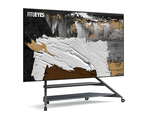 FITUEYES Design TV Ständer Rollbar für 75-100 Zoll großer Fernseher bis 85kg belastbar Mobiler TV Stand höhenverstellbar in 14 Positionen TV Standfuss mit Ablagefläche Kabelmanagement FITUEYES Design TV Ständer Rollbar für 75-100 Zoll großer Fernseher bis 85kg belastbar Mobiler TV Stand höhenverstellbar in 14 Positionen TV Standfuss mit Ablagefläche Kabelmanagement von FITUEYES