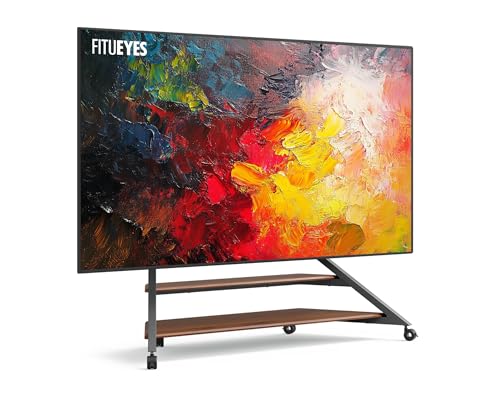 FITUEYES Design TV Ständer Rollbar für 75-100 Zoll großer Fernseher bis 85kg belastbar Mobiler TV Stand höhenverstellbar in 14 Positionen TV Standfuss mit Ablagefläche Kabelmanagement FITUEYES Design TV Ständer Rollbar für 75-100 Zoll großer Fernseher bis 85kg belastbar Mobiler TV Stand höhenverstellbar in 14 Positionen TV Standfuss mit Ablagefläche Kabelmanagement von FITUEYES