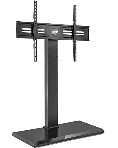 FITUEYES TV Bodenständer mit Eisenbasis TV Standfuß TV Ständer Fernsehstand höhenverstellbar schwenkbar für 55 bis 85 Zoll Flachbildschirm bis zu 50kg Max. VESA 600 * 800 von FITUEYES