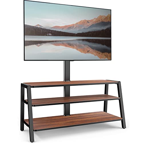 FITUEYES TV Schrank mit Halterung TV Lowboard Holz TV Ständer Höhenverstellbar für 37 bis 70 Zoll Fernseher bis zu 35kg Max.VESA 600 * 400 von FITUEYES