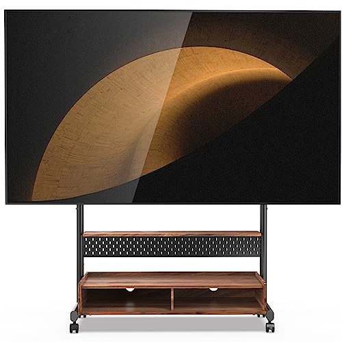 FITUEYES TV Ständer Rollbar Fernsehständer mit Rollen Bodenständer TV Rollwagen für 70-100 Zoll Fernseher höhenverstellbar hoch Max 80KG VESA 850x600 mm FITUEYES TV Ständer Rollbar Fernsehständer mit Rollen Bodenständer TV Rollwagen für 70-100 Zoll Fernseher höhenverstellbar hoch Max 80KG VESA 850x600 mm von FITUEYES