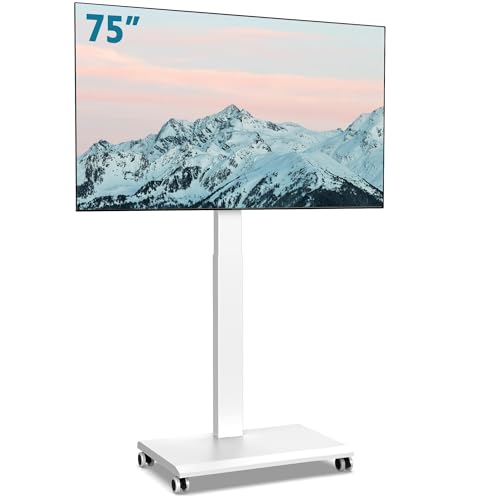 FITUEYES TV Ständer Rollbar TV Rollwagen für 32-75 Zoll Plasma/LCD/LED Fernseher-TV Bodenständer mit Rollen-Höhenverstellbar Schwenkbar ±30°Neigbar 10° bis zu 40kg VESA 600x400 mm FITUEYES TV Ständer Rollbar TV Rollwagen für 32-75 Zoll Plasma/LCD/LED Fernseher-TV Bodenständer mit Rollen-Höhenverstellbar Schwenkbar ±30°Neigbar 10° bis zu 40kg VESA 600x400 mm von FITUEYES