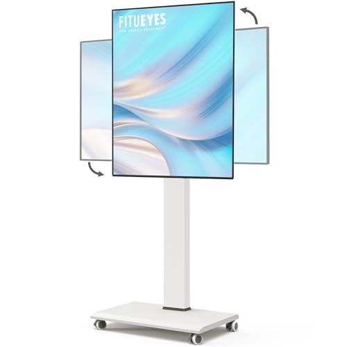 FITUEYES TV Ständer Rollbar TV Rollwagen für 32-75 Zoll Plasma/LCD/LED Fernseher-TV Bodenständer mit Rollen-Höhenverstellbar Schwenkbar bis zu 40kg VESA 600x400 mm FITUEYES TV Ständer Rollbar TV Rollwagen für 32-75 Zoll Plasma/LCD/LED Fernseher-TV Bodenständer mit Rollen-Höhenverstellbar Schwenkbar bis zu 40kg VESA 600x400 mm von FITUEYES